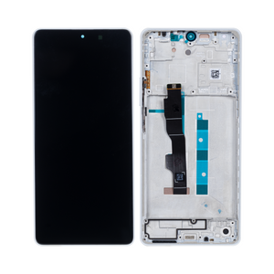 Xiaomi Redmi Note 13 5G-scherm en digitizer met wit frame OEM