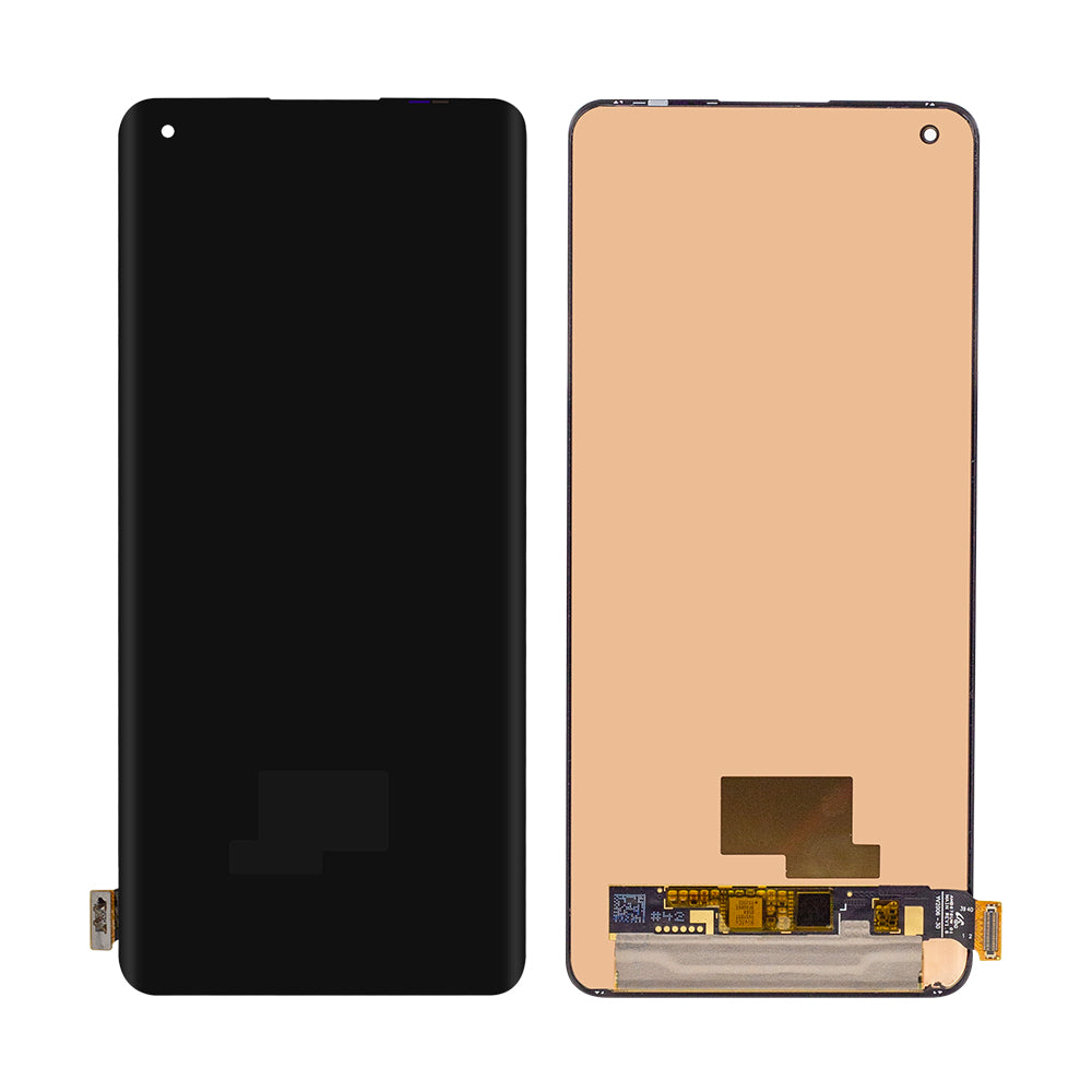Oppo Find X2, Find X2 Pro 5G-scherm en digitizer zonder frame, zwart, OEM