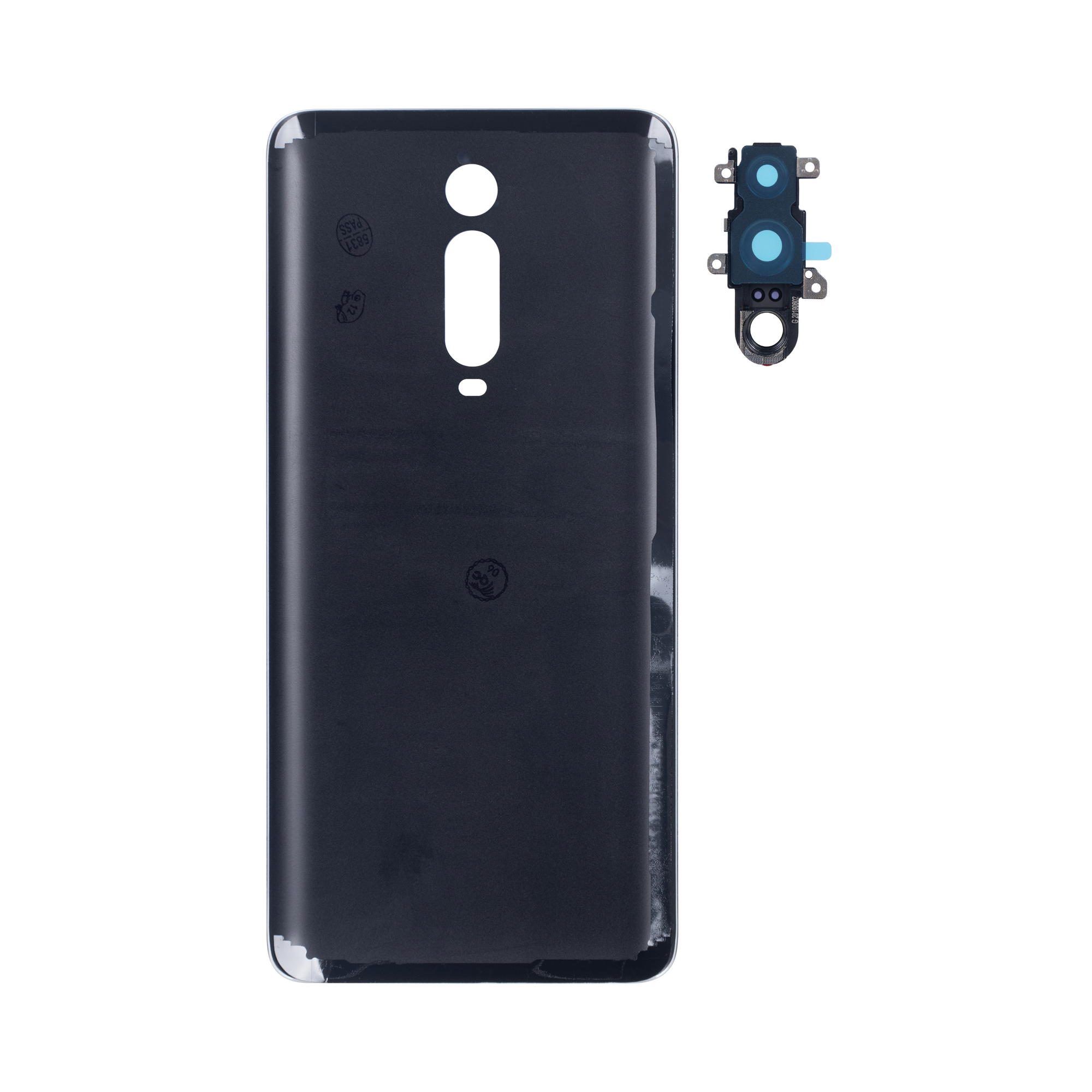 Xiaomi Mi 9T, Mi 9T Pro achterkant met lens Glacier Blue OEM