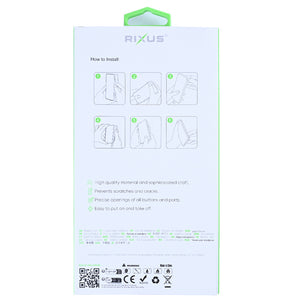 Rixus Anti-Burst Case For Xiaomi 15 Transparent