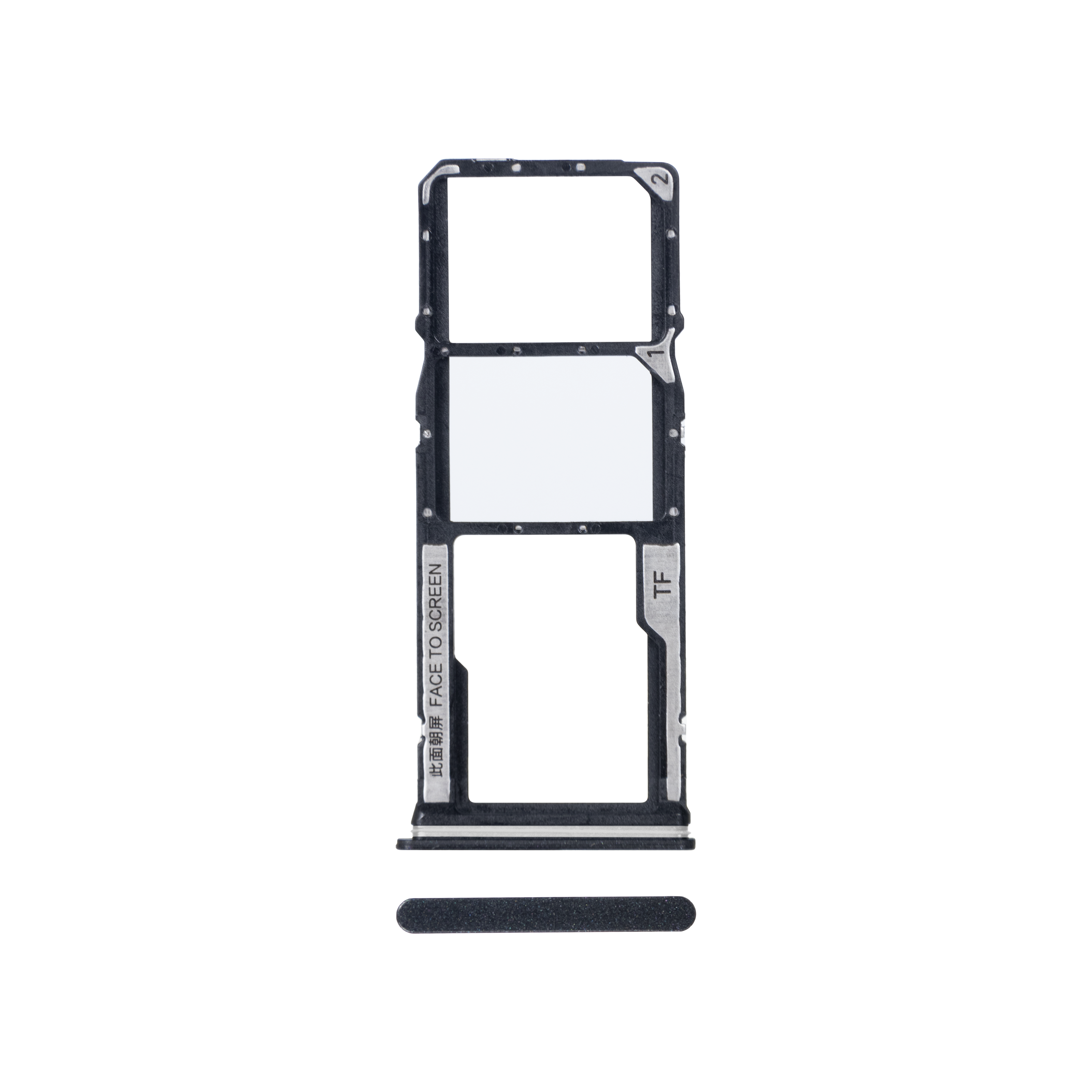 Xiaomi Redmi Note 12 4G Sim kaarthouder Onyx grijs OEM