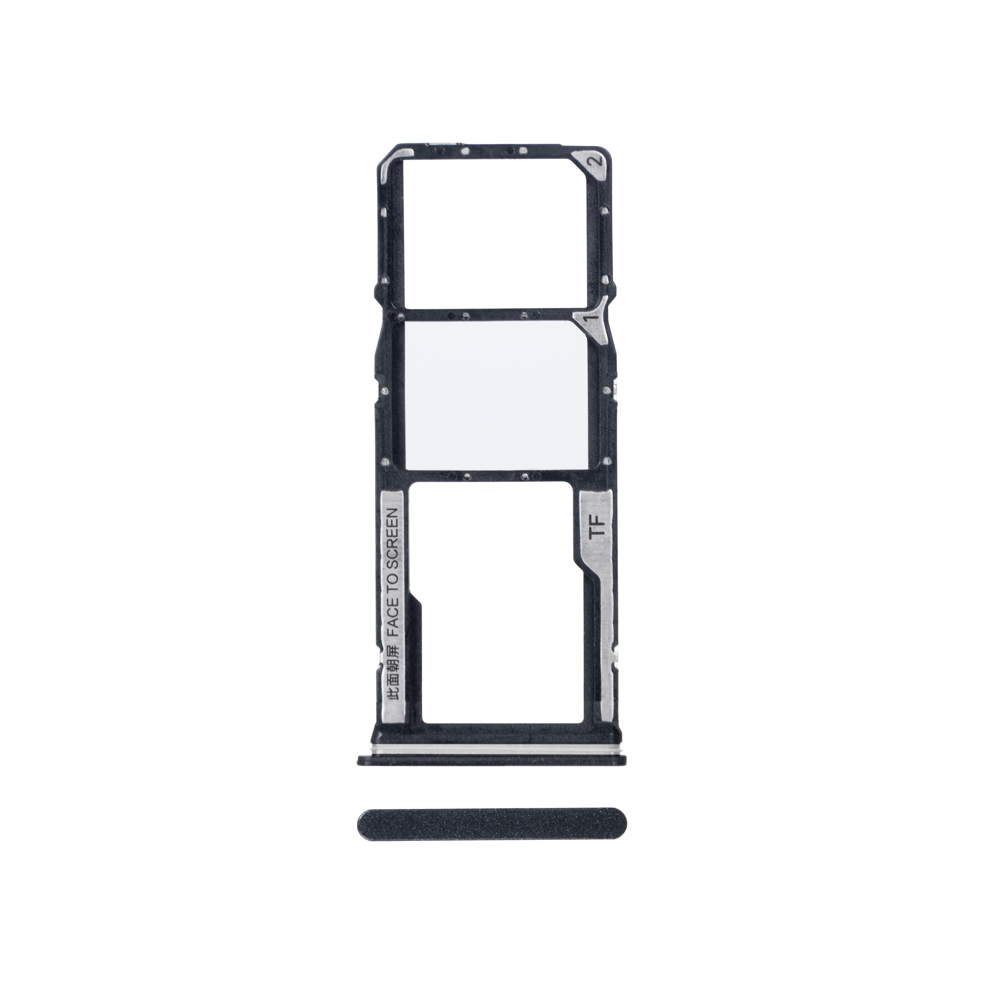 Xiaomi Redmi Note 12 4G Sim kaarthouder Onyx grijs OEM