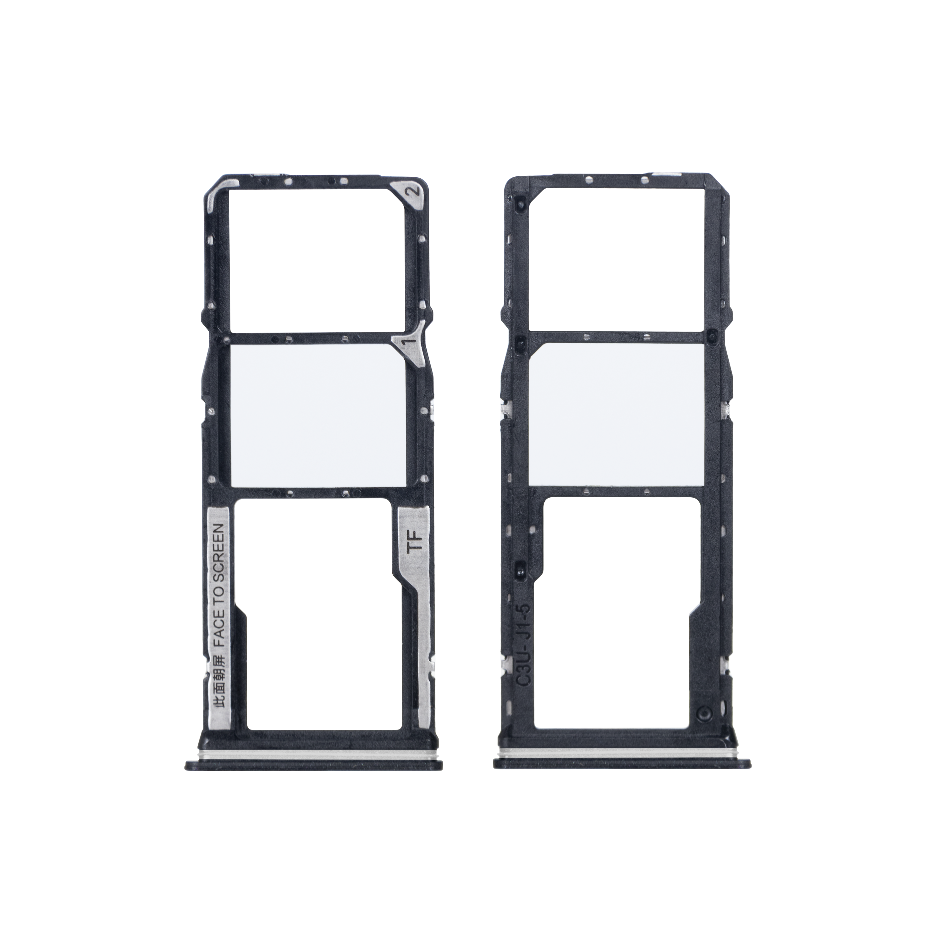 Xiaomi Redmi Note 12 4G Sim kaarthouder Onyx grijs OEM