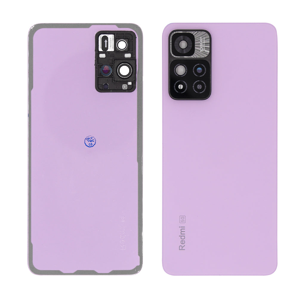 Xiaomi Redmi Note 11 Pro Plus 5G achterkant met lens, tijdloos paars, OEM