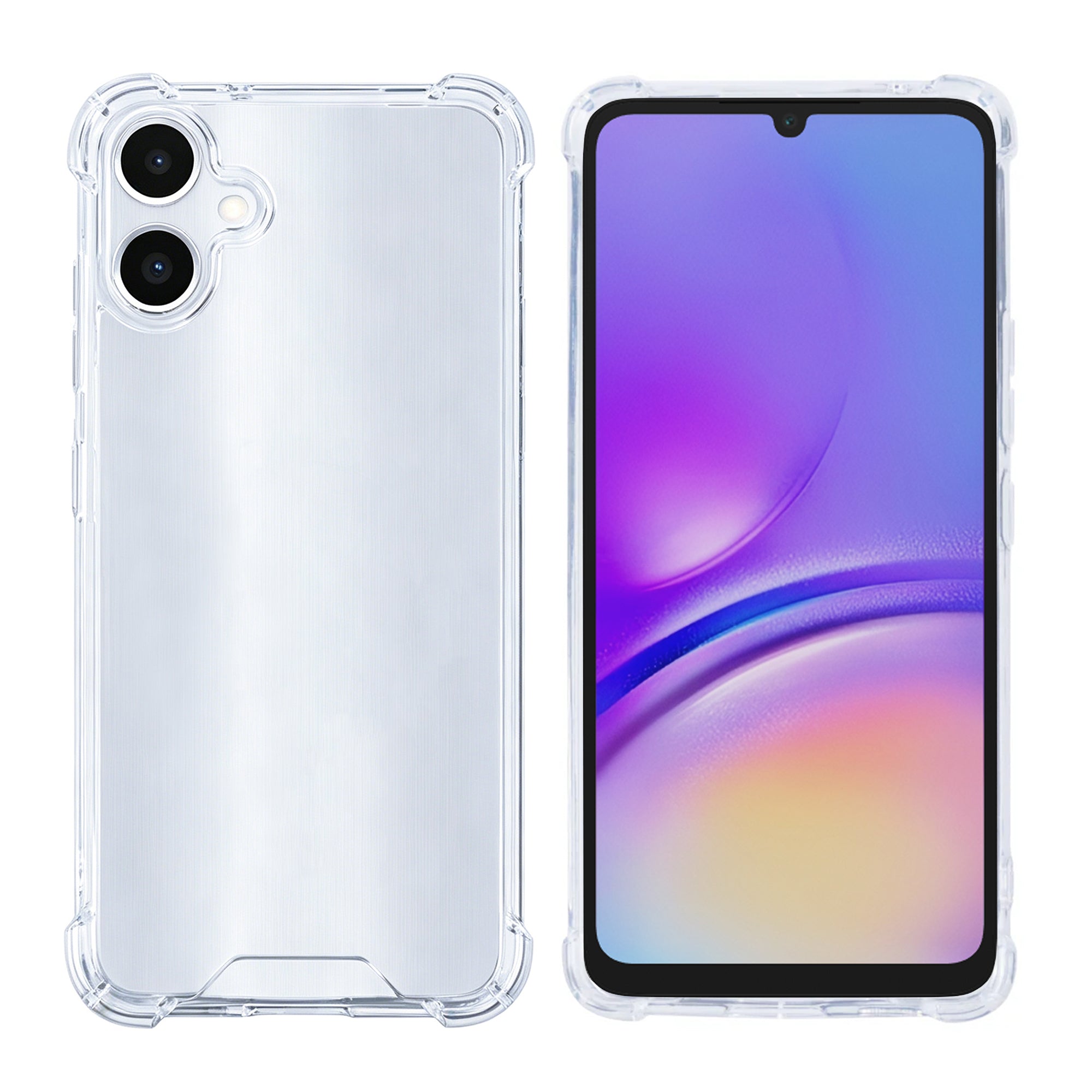 Rixus Anti-Barst Hoesje Voor Samsung Galaxy A05 Transparant