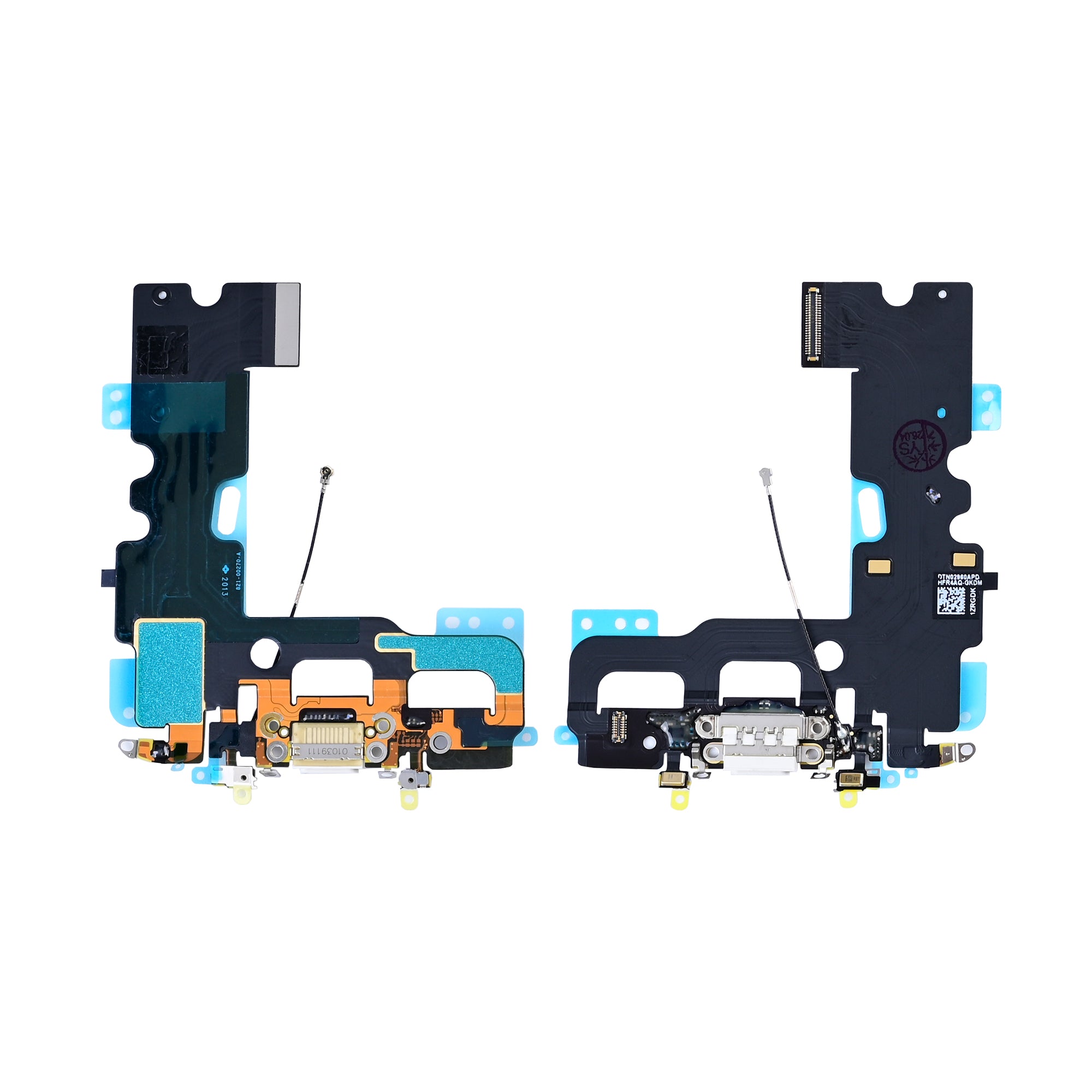 For Apple iPhone 7 Systeem Opladen Flex Wit Getrokken
