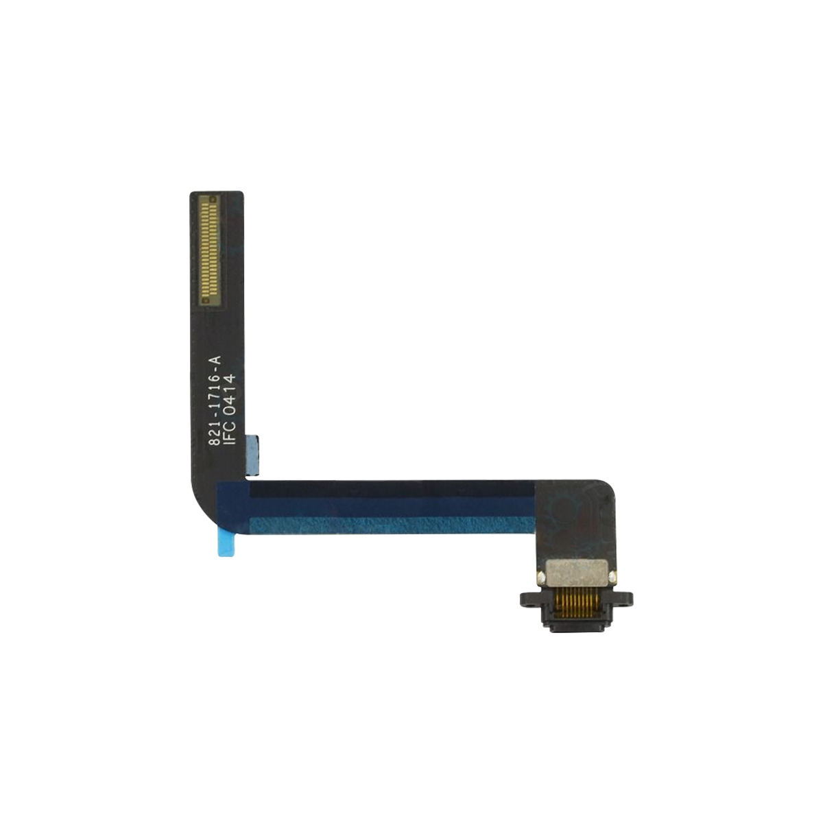 For Apple Air, iPad 9,7 inch (2017, 2018) Systeemoplaadkabel Zwart OEM