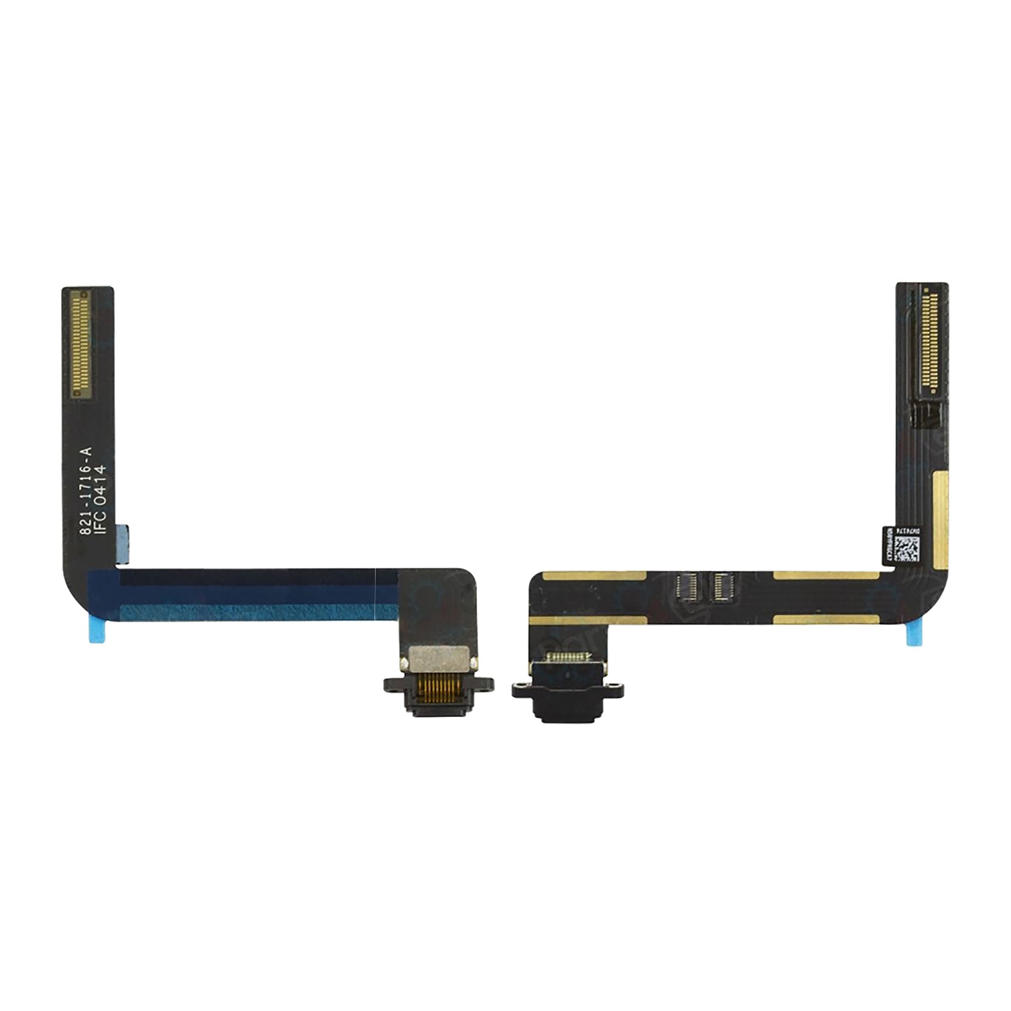 For Apple Air, iPad 9,7 inch (2017, 2018) Systeemoplaadkabel Zwart OEM