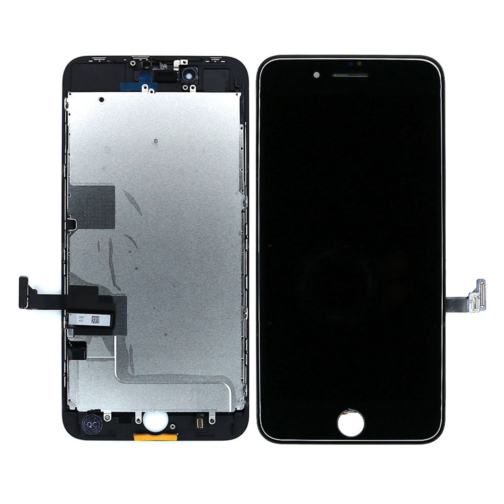 For Apple 8, iPhone SE (2020) Display en digitizer zwart, Refurbished