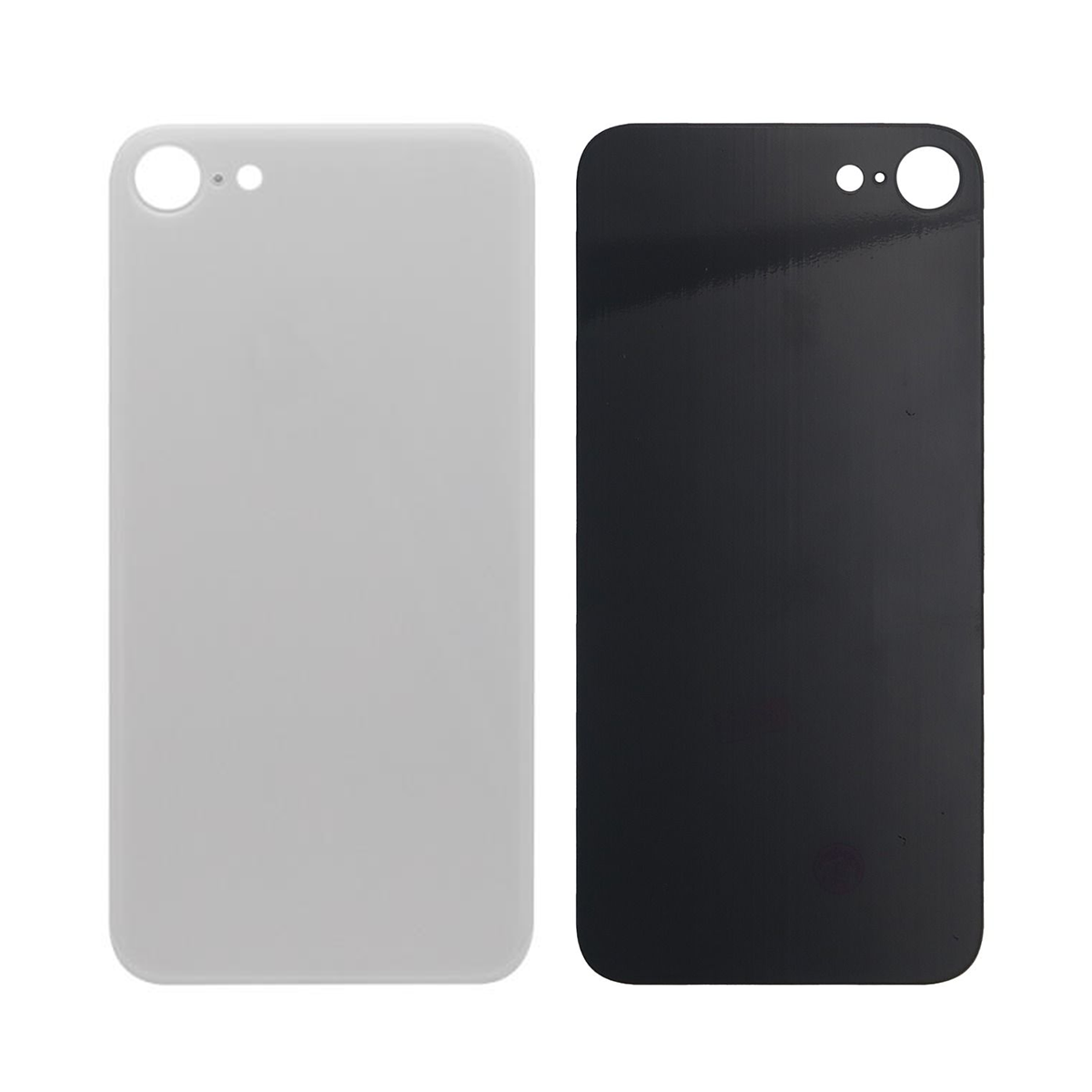 For Apple 8 achterglas, vergroot cameraframe wit compatibel