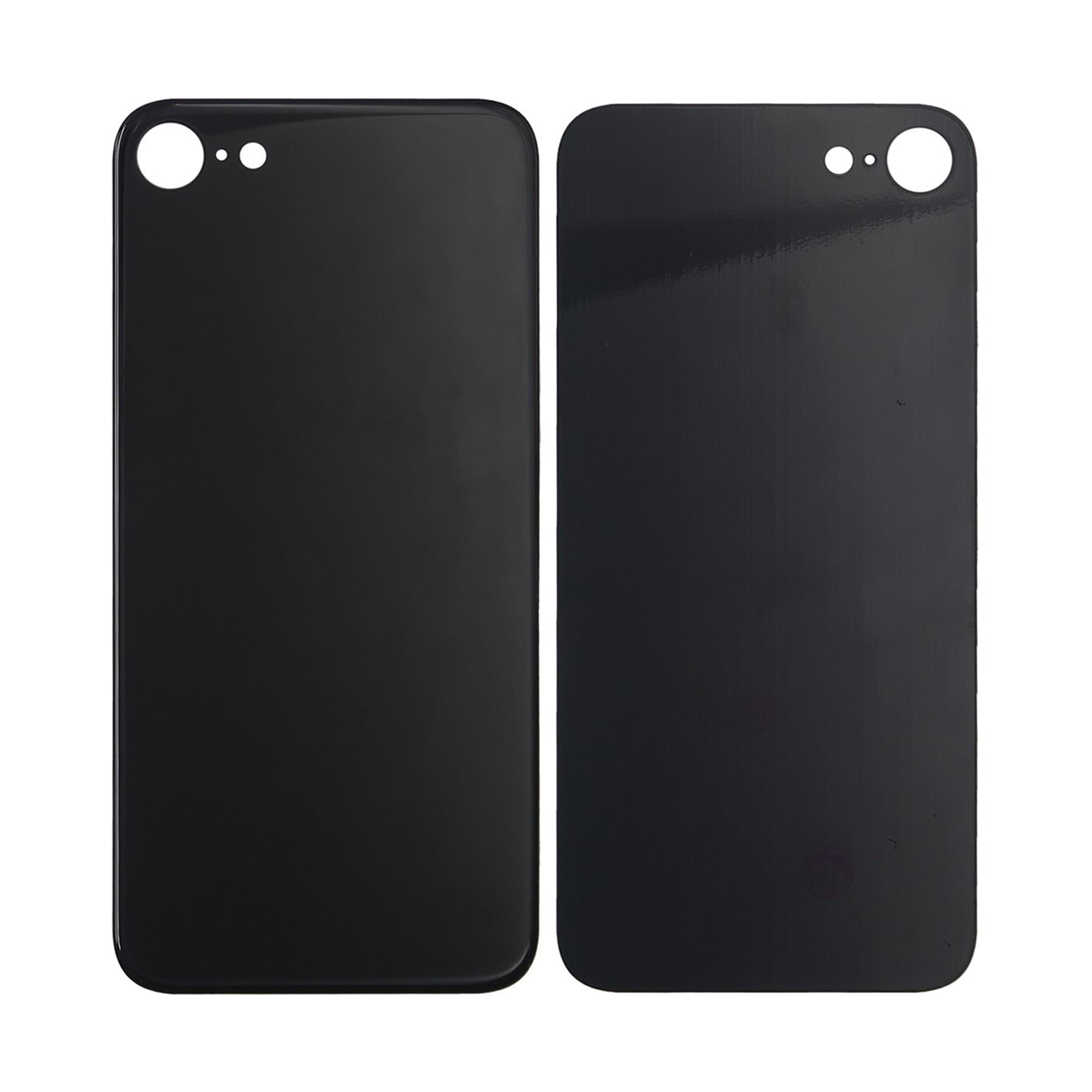 For Apple 8 achterglas, vergroot cameraframe zwart compatibel