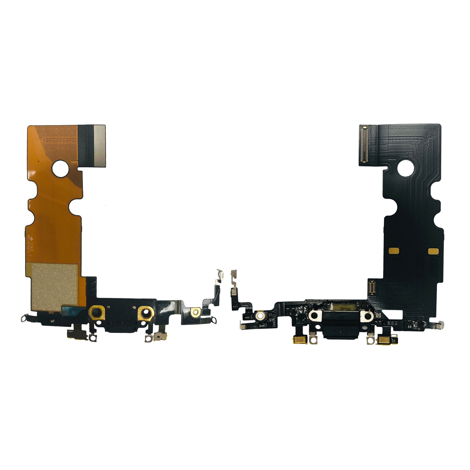 For Apple iPhone 8 Plus Systeem Opladen Flex Zwart Getrokken