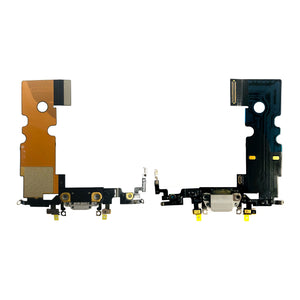 For Apple iPhone 8 Systeem Opladen Flex Goud Getrokken