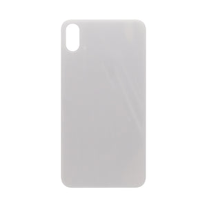 For Apple X achterglas, vergroot cameraframe wit compatibel