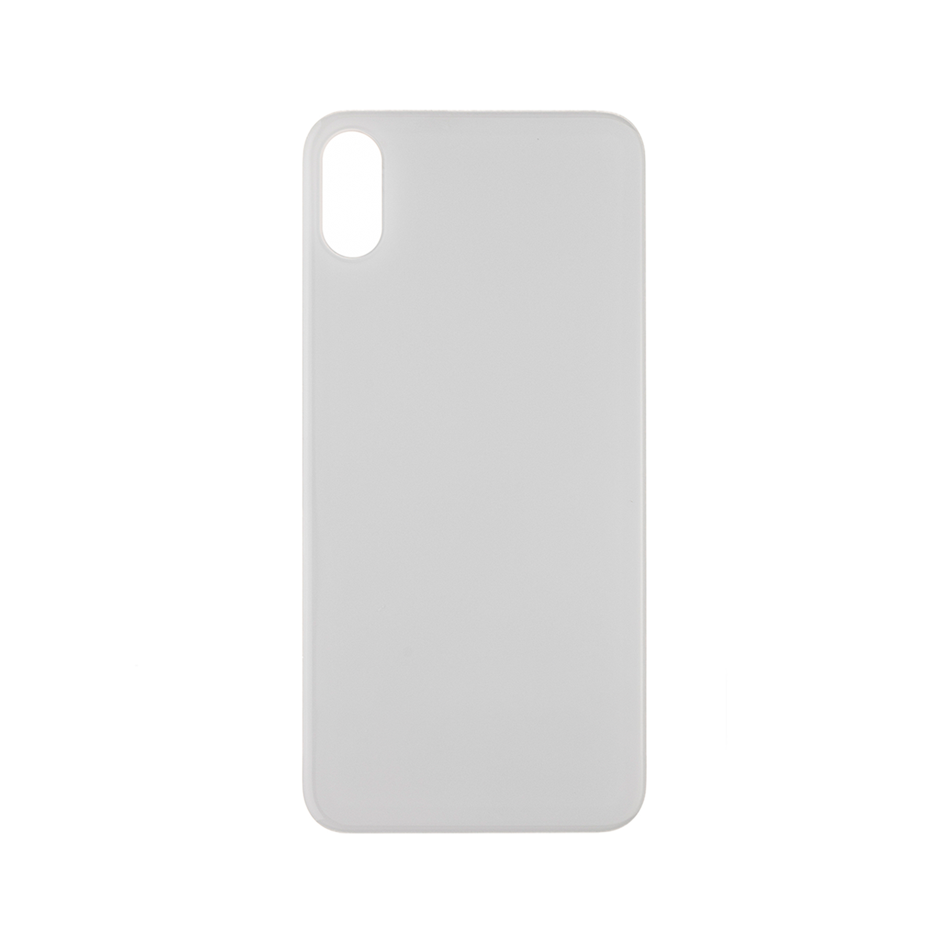 For Apple X achterglas, vergroot cameraframe wit compatibel