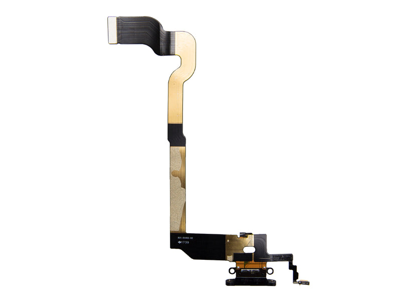 For Apple iPhone X Systeem Opladen Flex Zwart Getrokken