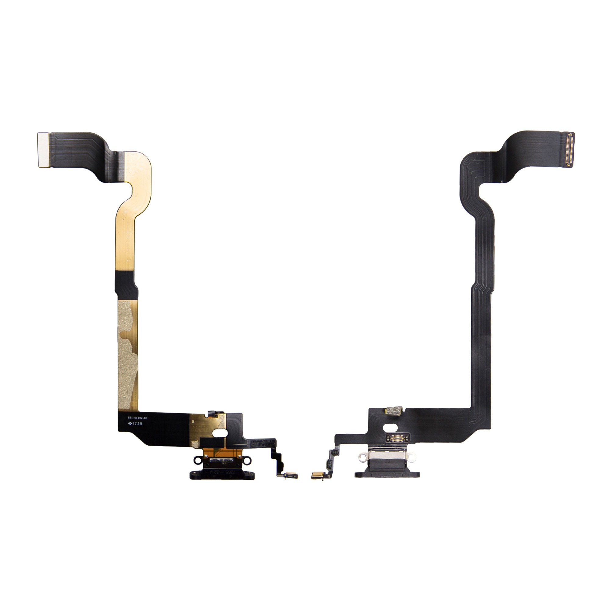 For Apple iPhone X Systeem Opladen Flex Zwart Getrokken