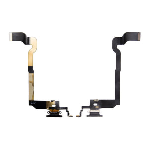 For Apple iPhone X Systeem Opladen Flex Zwart Getrokken