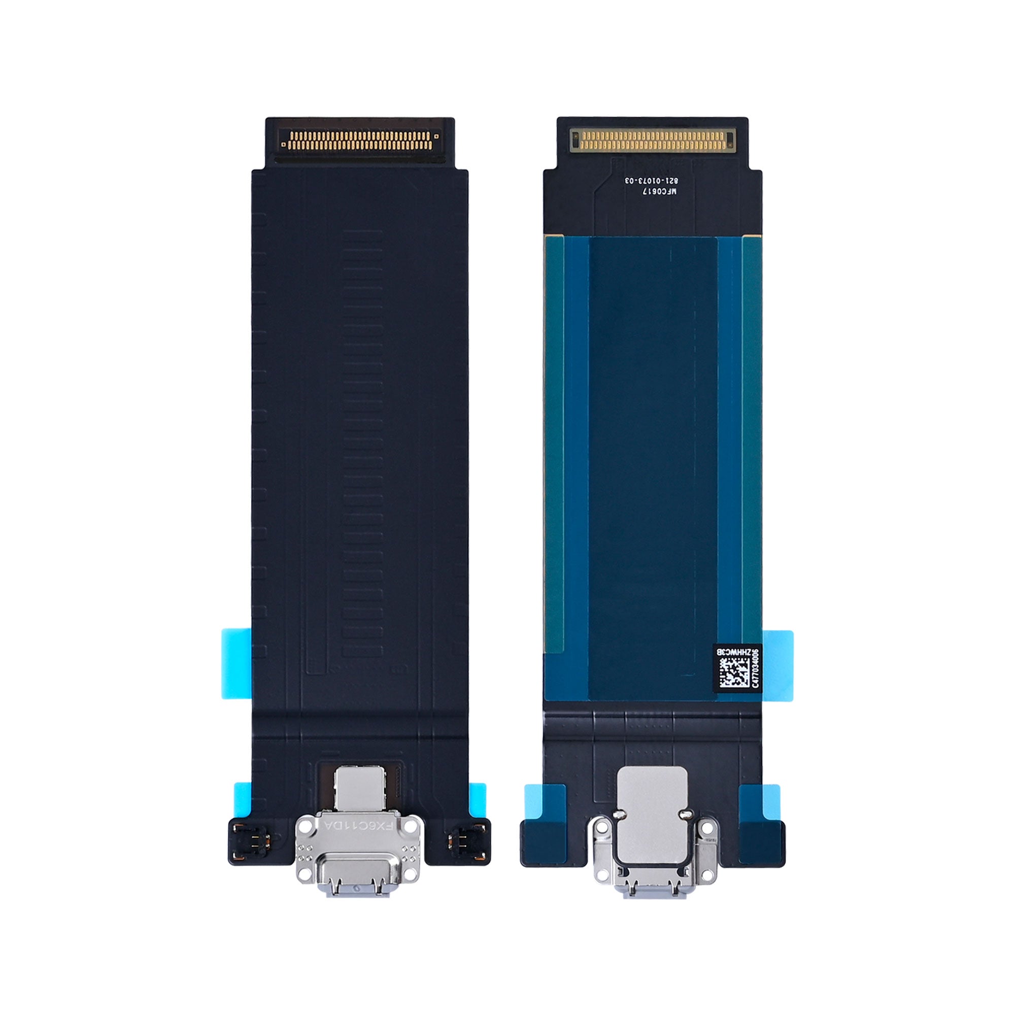 For Apple Pro 12,9 inch WiFi (2017) Systeemoplaadkabel Zwart Getrokken