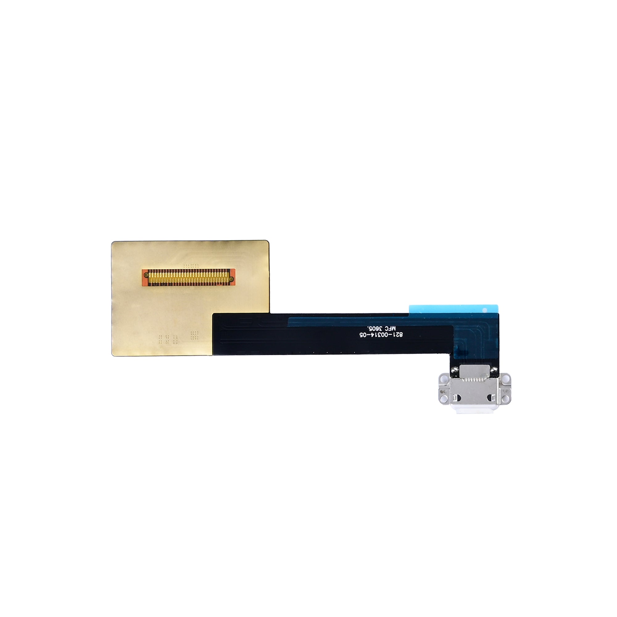 For Apple Pro 9,7 inch (2016) Systeemoplaadkabel Wit Getrokken