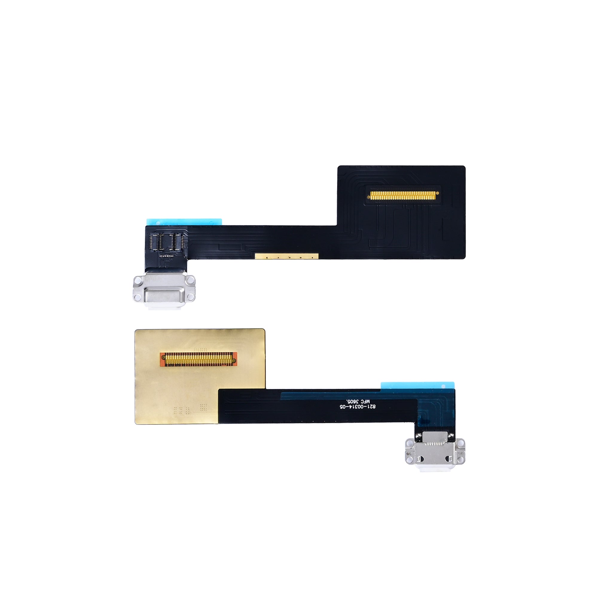 For Apple Pro 9,7 inch (2016) Systeemoplaadkabel Wit Getrokken