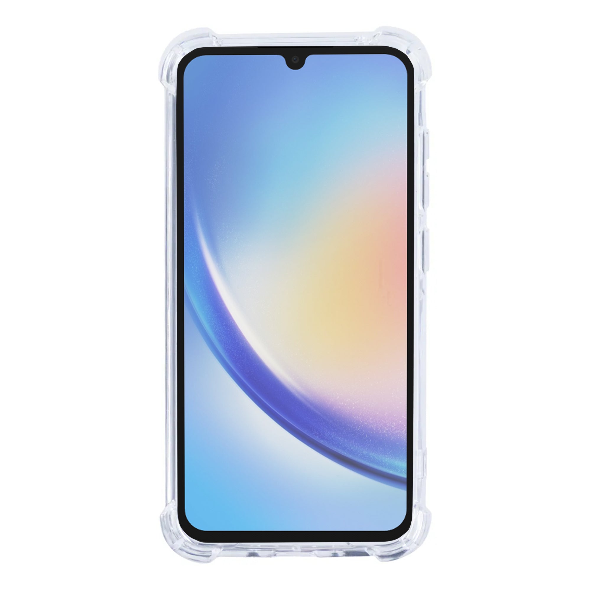 Rixus Anti-Burst Case voor Samsung Galaxy A34 Transparant