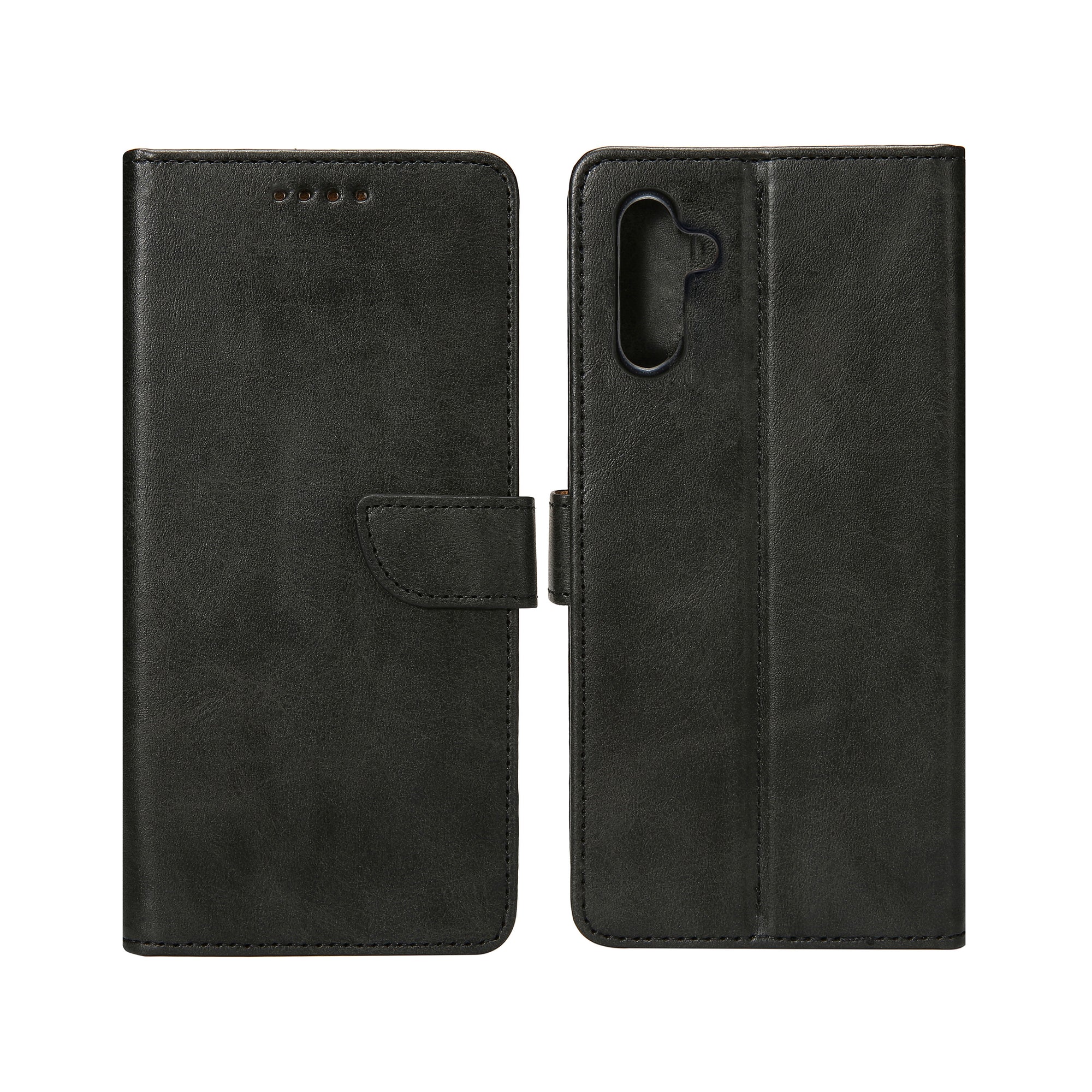 Rixus Boekenhoes Voor Samsung Galaxy S24, S25 Zwart