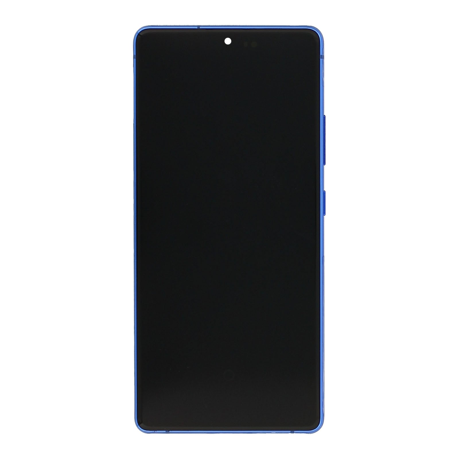 Samsung Galaxy S10 Lite G770F Beeldscherm en Digitizer met Frame Prisma Blauw Service Pack