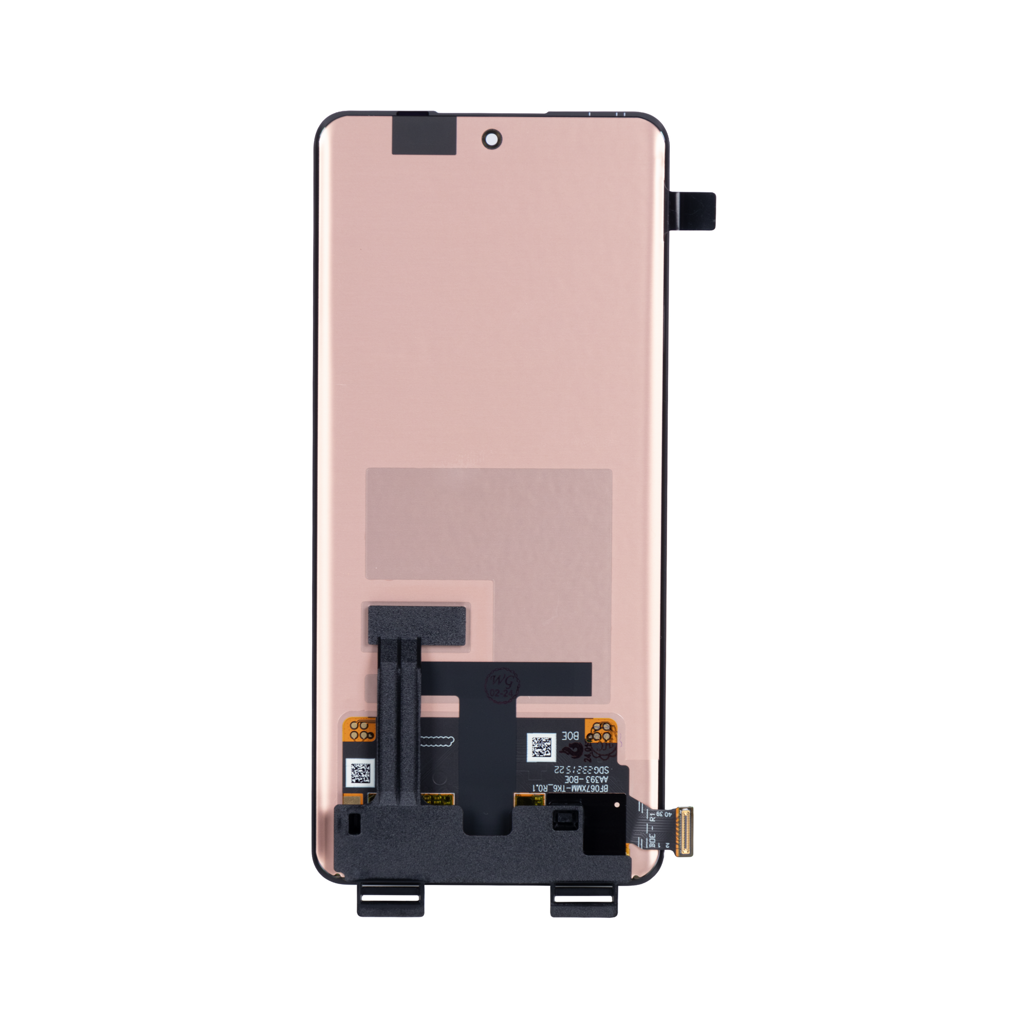 Oppo Reno 10 Pro-scherm en digitizer zonder frame, zwart, OEM