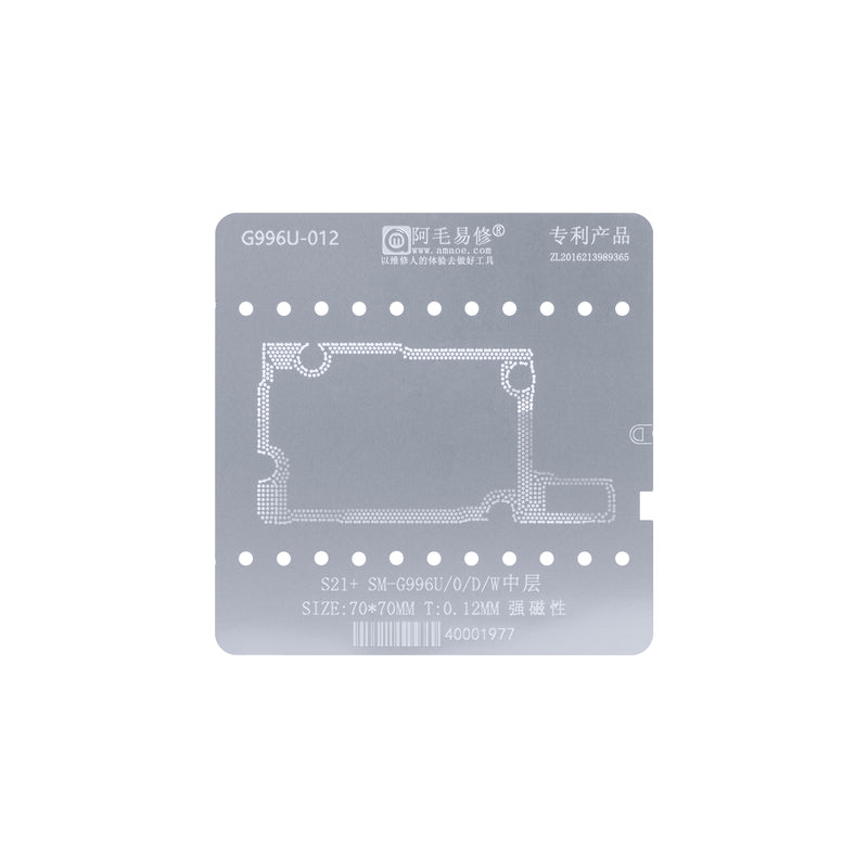 Amaoe Reballing Stencilreeks voor Samsung-Melkweg S21 Plus G996B