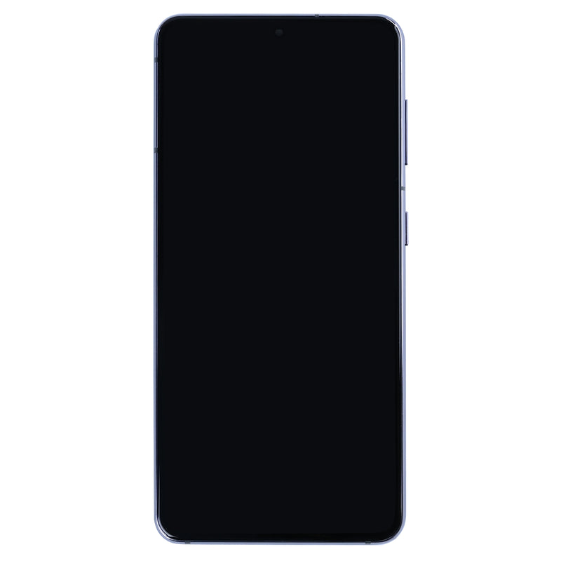 Samsung Galaxy S21 G991B Beeldscherm en Digitizer met Frame Fantoom grijs Soft-OLED