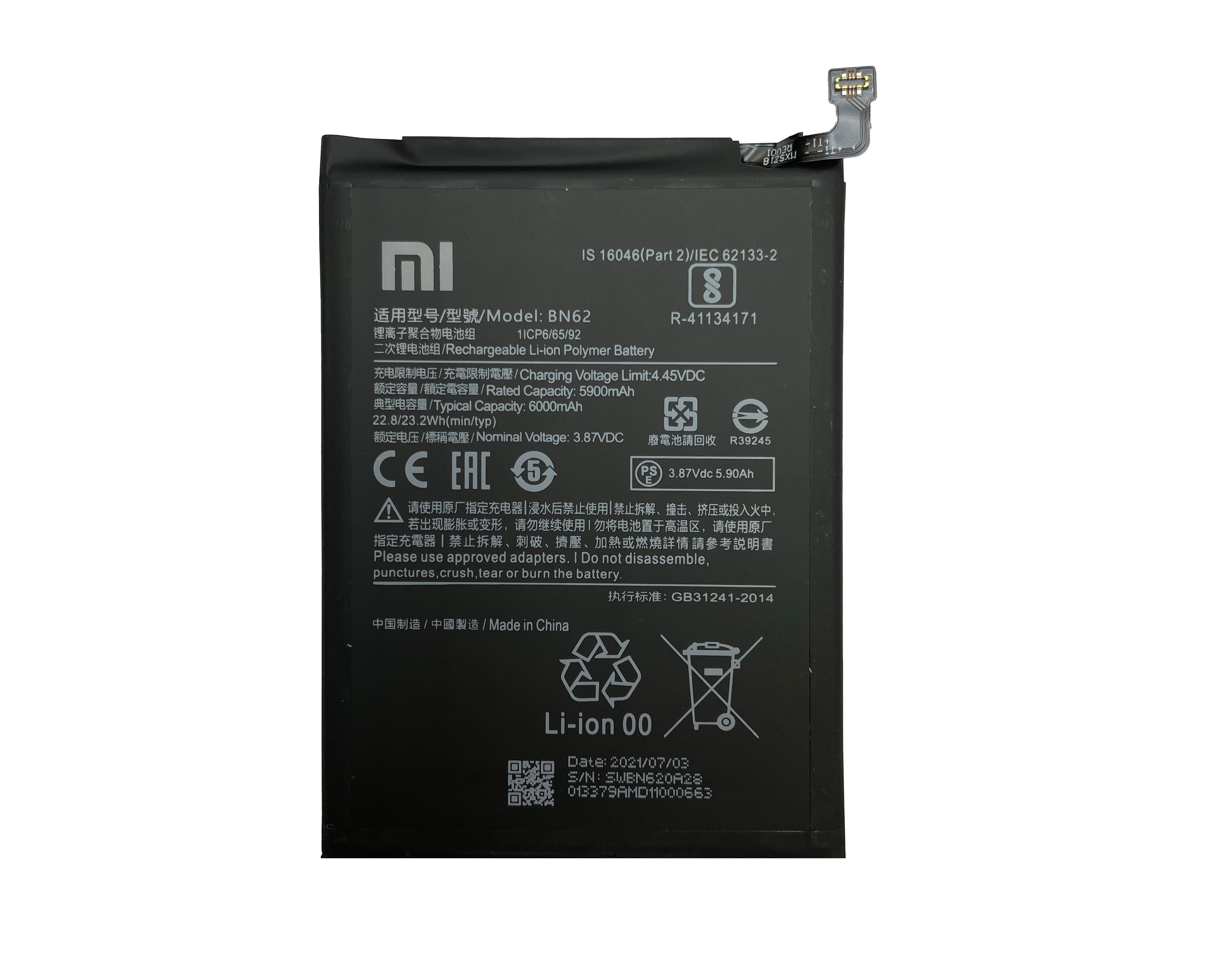 Xiaomi Redmi 9T-batterij BN62 OEM