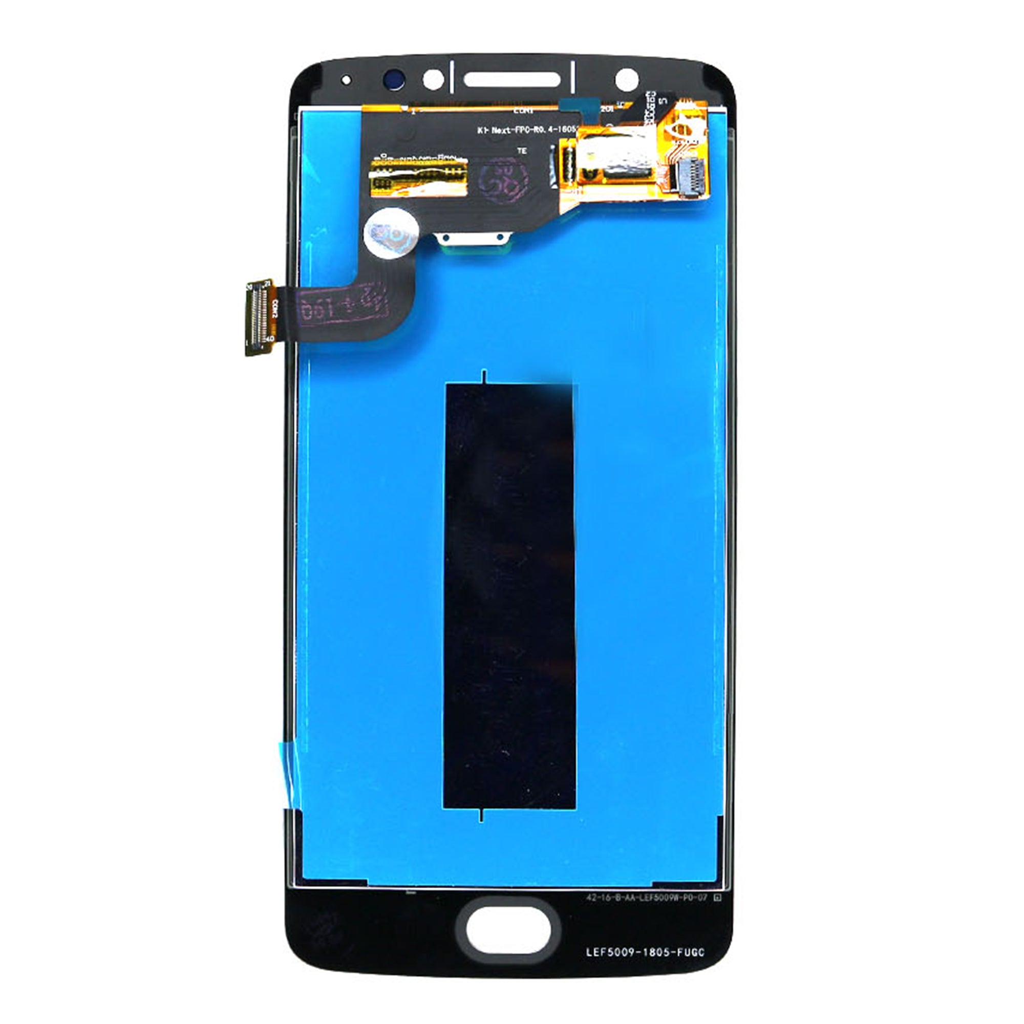 Motorola Moto E4-scherm en digitizer zonder frame, goudkleurig, OEM