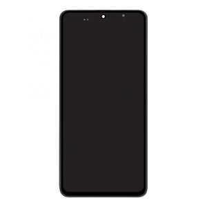 Samsung Galaxy A51 A515F Display en digitizer met frame Zwart Soft-OLED