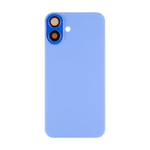 For Apple 16 Plus achterglas zonder NFC, vergroot cameraframe ultramarijn compatibel