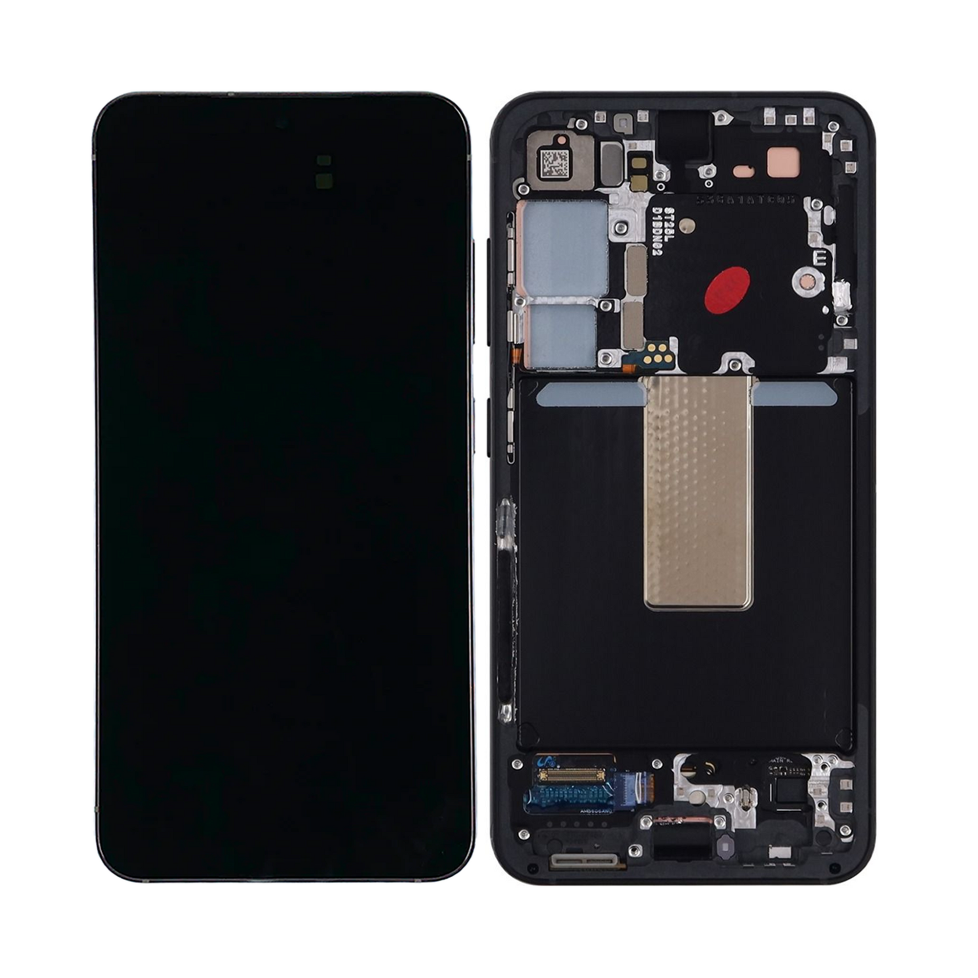 Samsung Galaxy S23 S911B Beeldscherm en Digitizer met Frame Graphite Service Pack