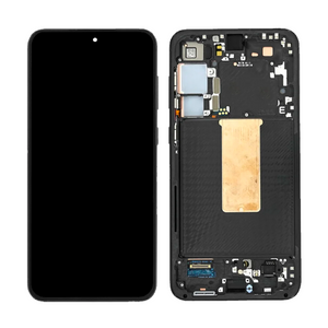 Samsung Galaxy S23 Plus S916B Beeldscherm en Digitizer met Frame Fantoomzwart Service Pack