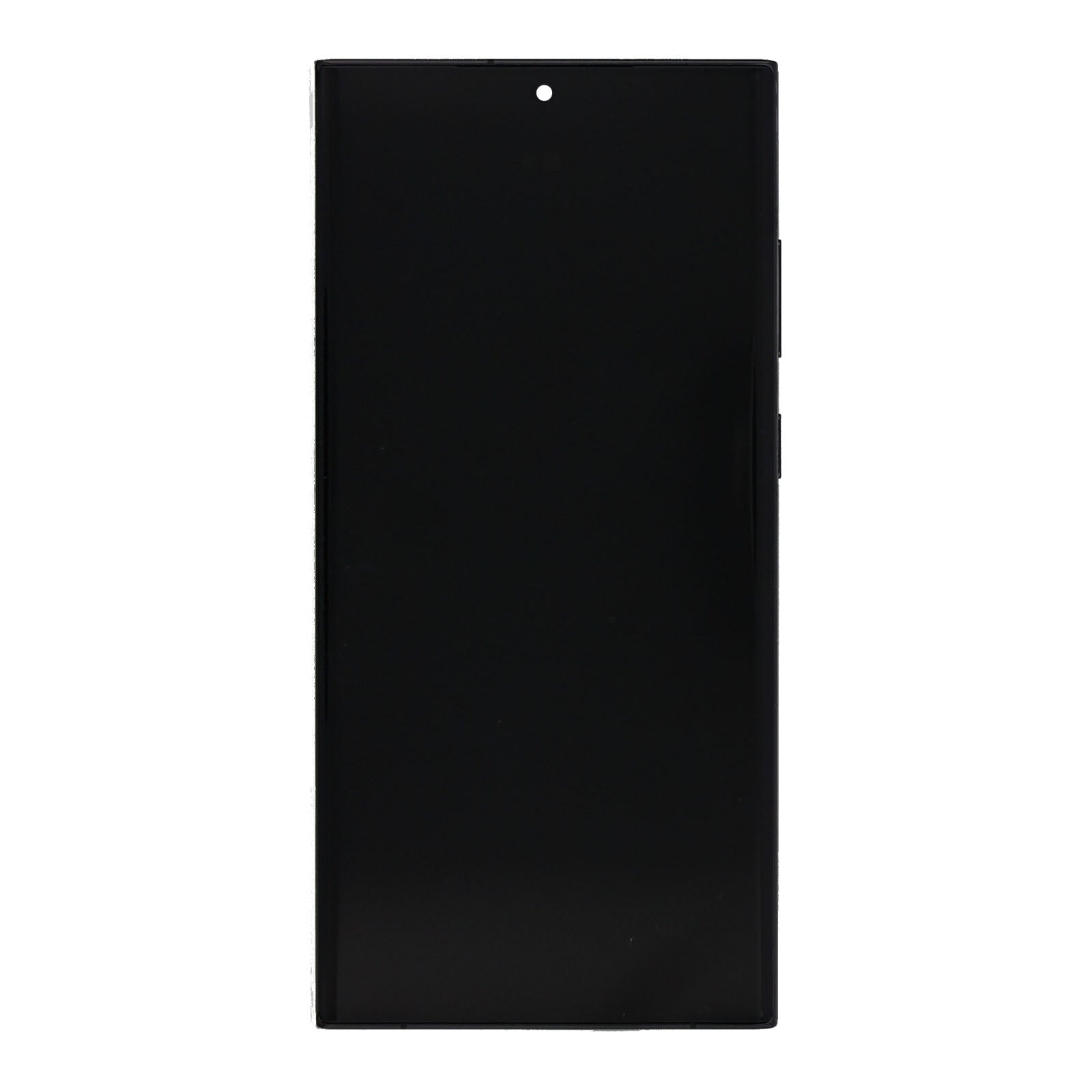Samsung Galaxy S23 Ultra S918B Beeldscherm en Digitizer met Frame Fantoomzwart Service Pack
