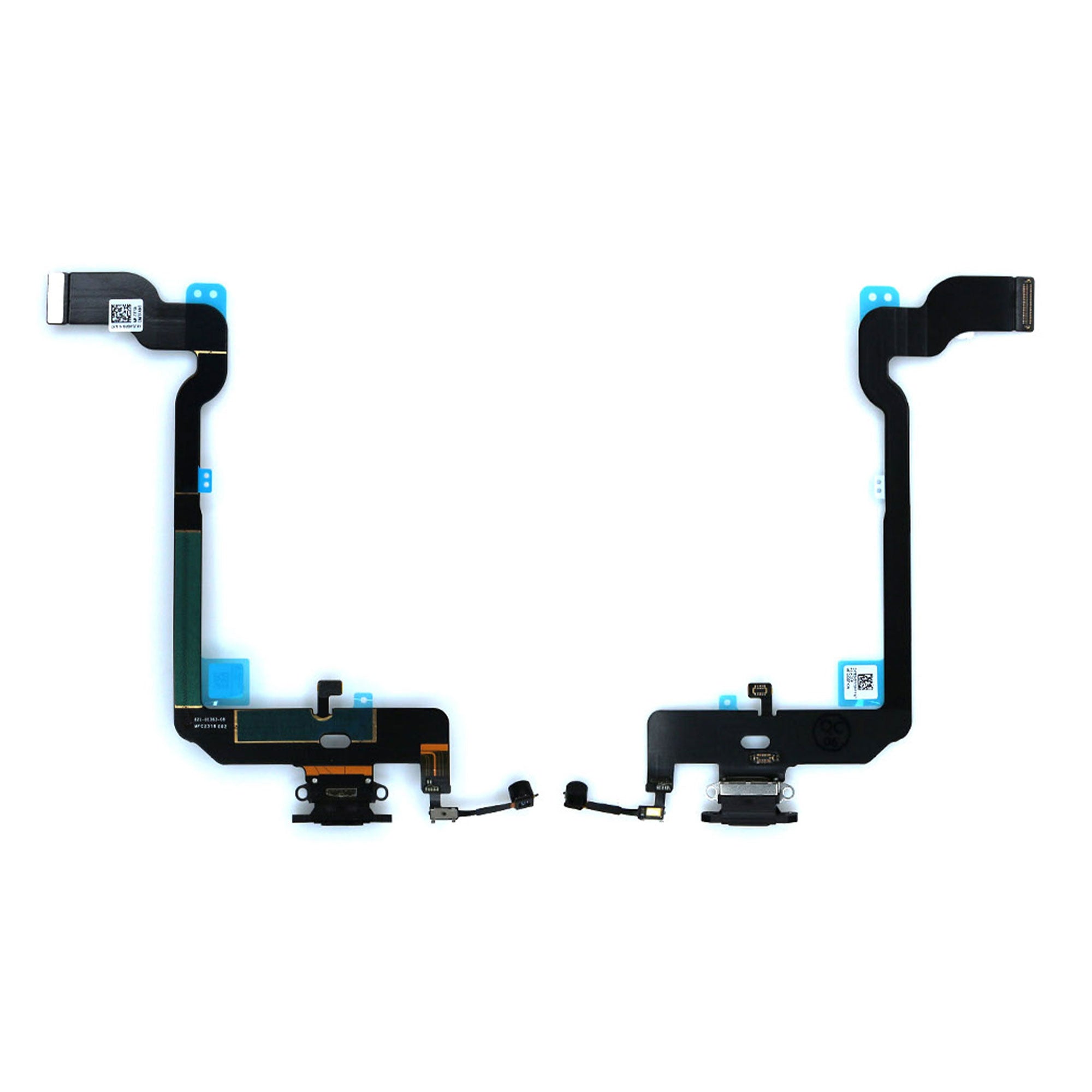 For Apple iPhone XS Systeem Opladen Flex Ruimte Grijs Getrokken