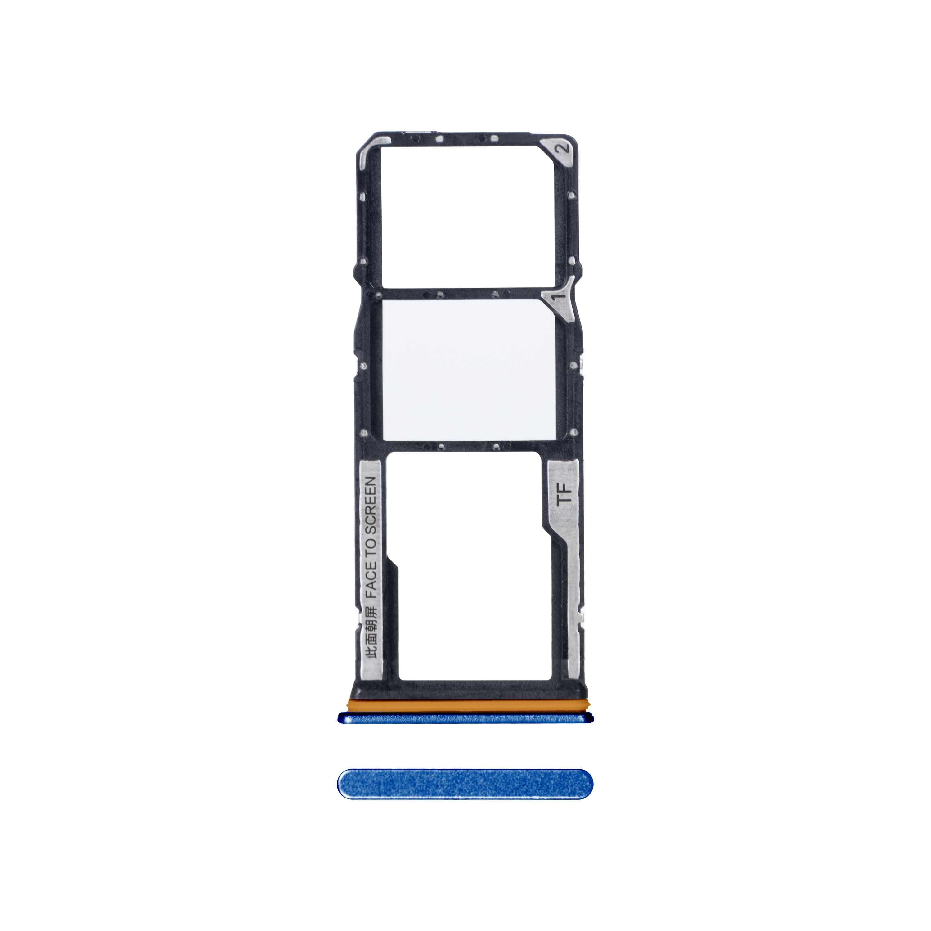 Xiaomi Redmi 12C Sim kaarthouder oceaanblauw OEM