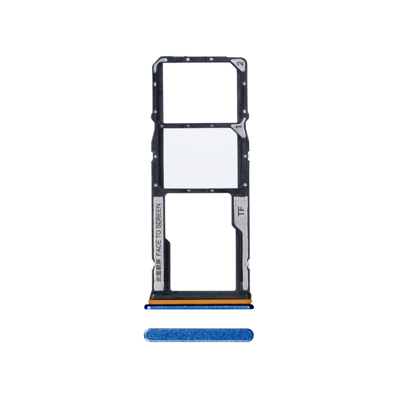 Xiaomi Redmi 12C Sim kaarthouder oceaanblauw OEM