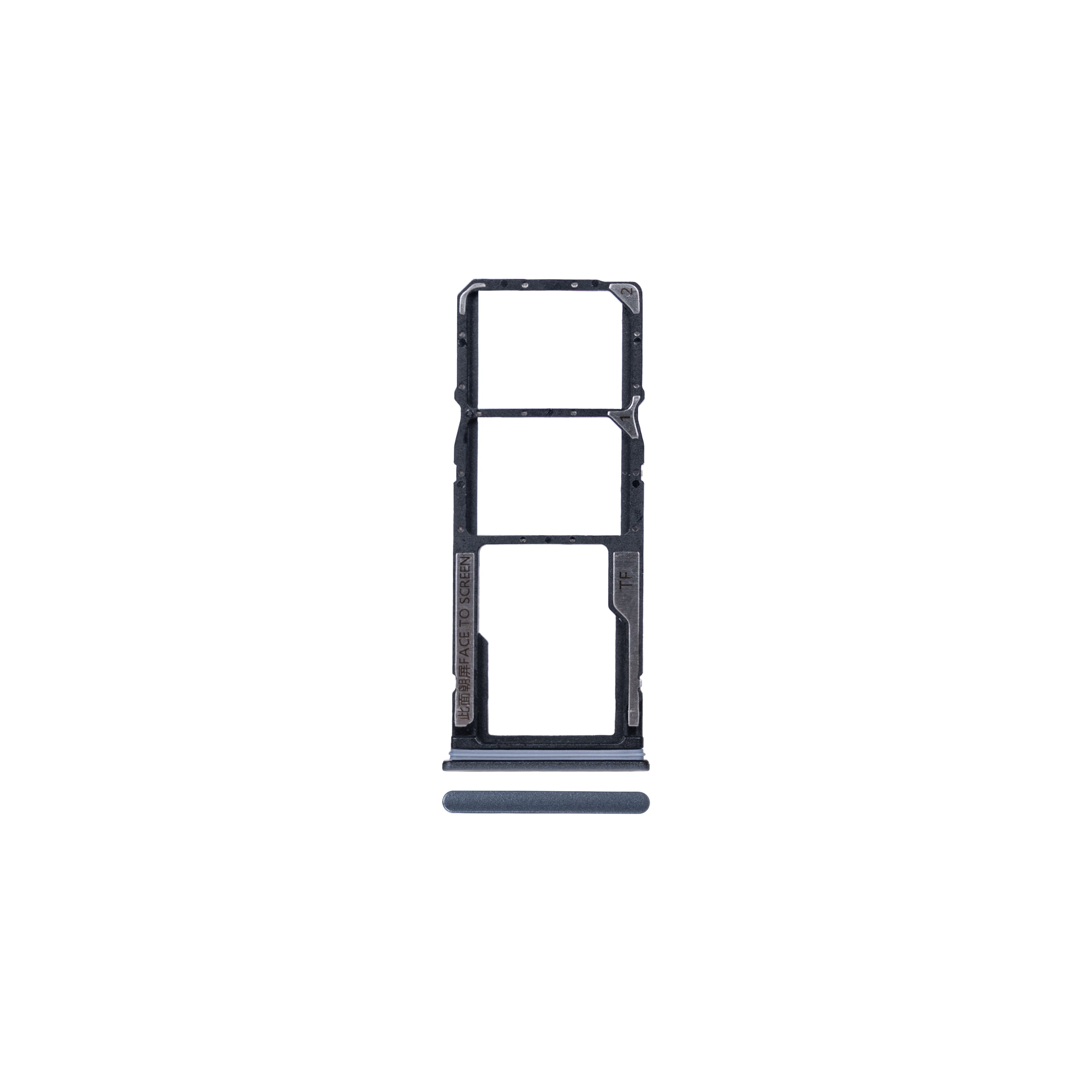 Xiaomi Redmi 10 (2021) Sim kaarthouder Carbon grijs OEM