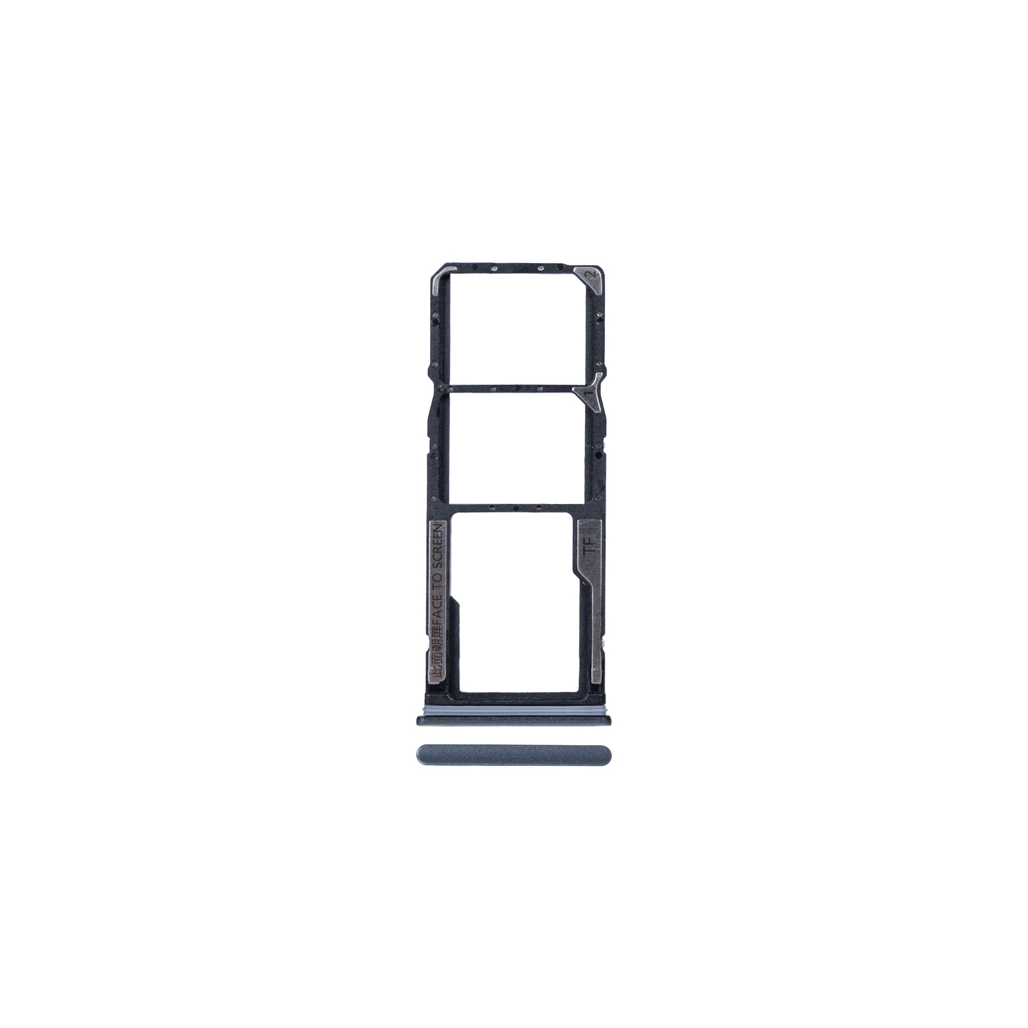 Xiaomi Redmi 10 (2021) Sim kaarthouder Carbon grijs OEM