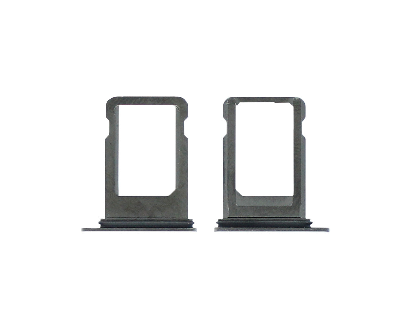 For Apple iPhone XS Max Sim kaarthouder Space Gray getrokken