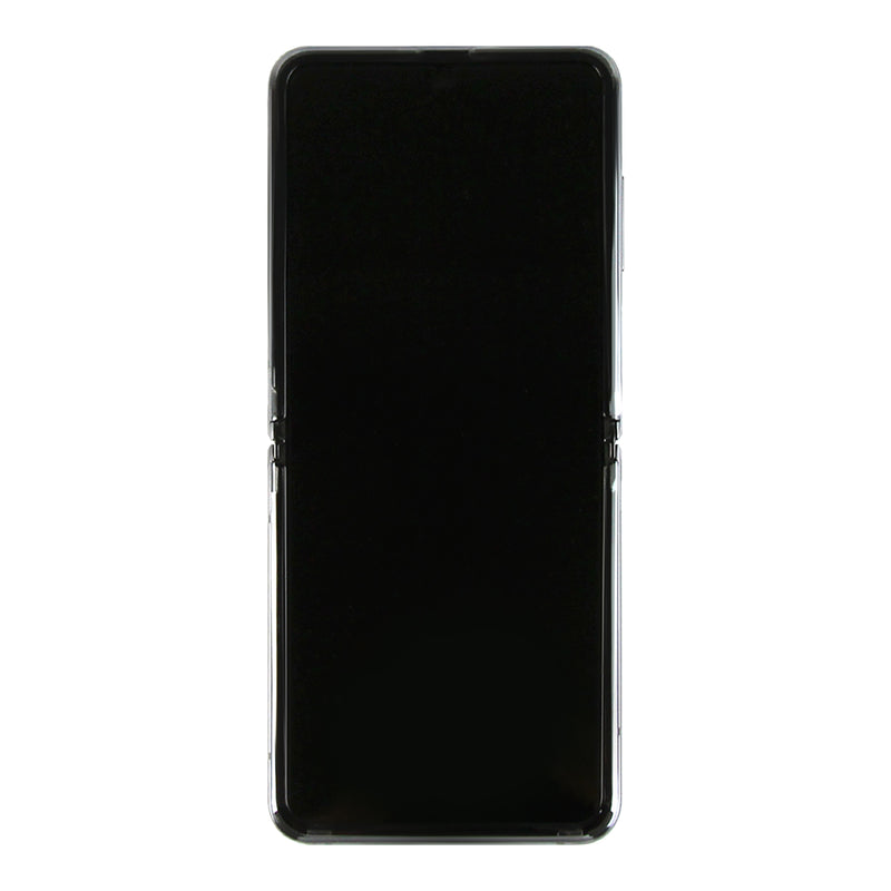 Samsung Galaxy Z Flip 5G F707B Hoofdscherm en digitizer met frame Mystic Grey Service Pack