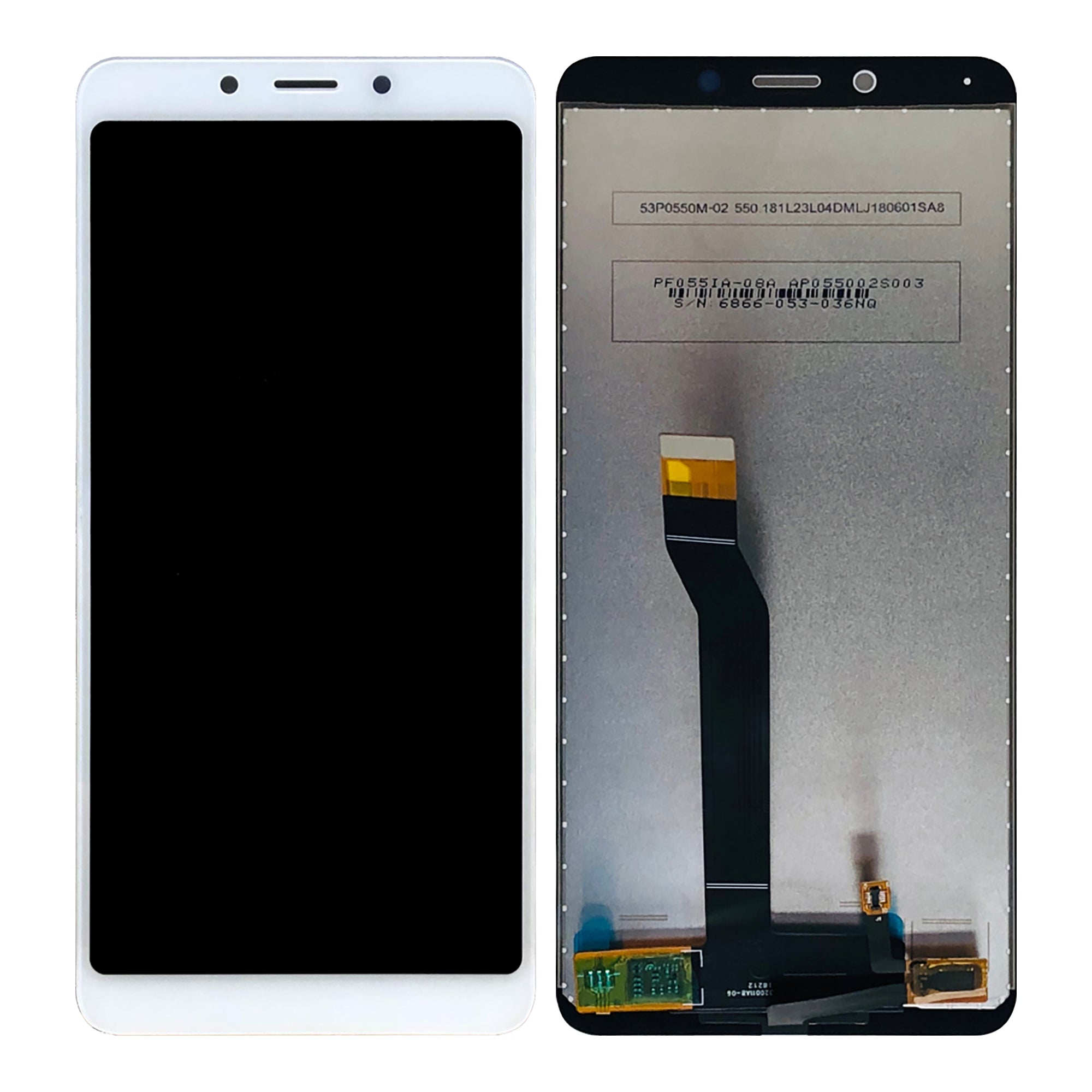Xiaomi Redmi 6A scherm en Digitizer zonder frame wit OEM