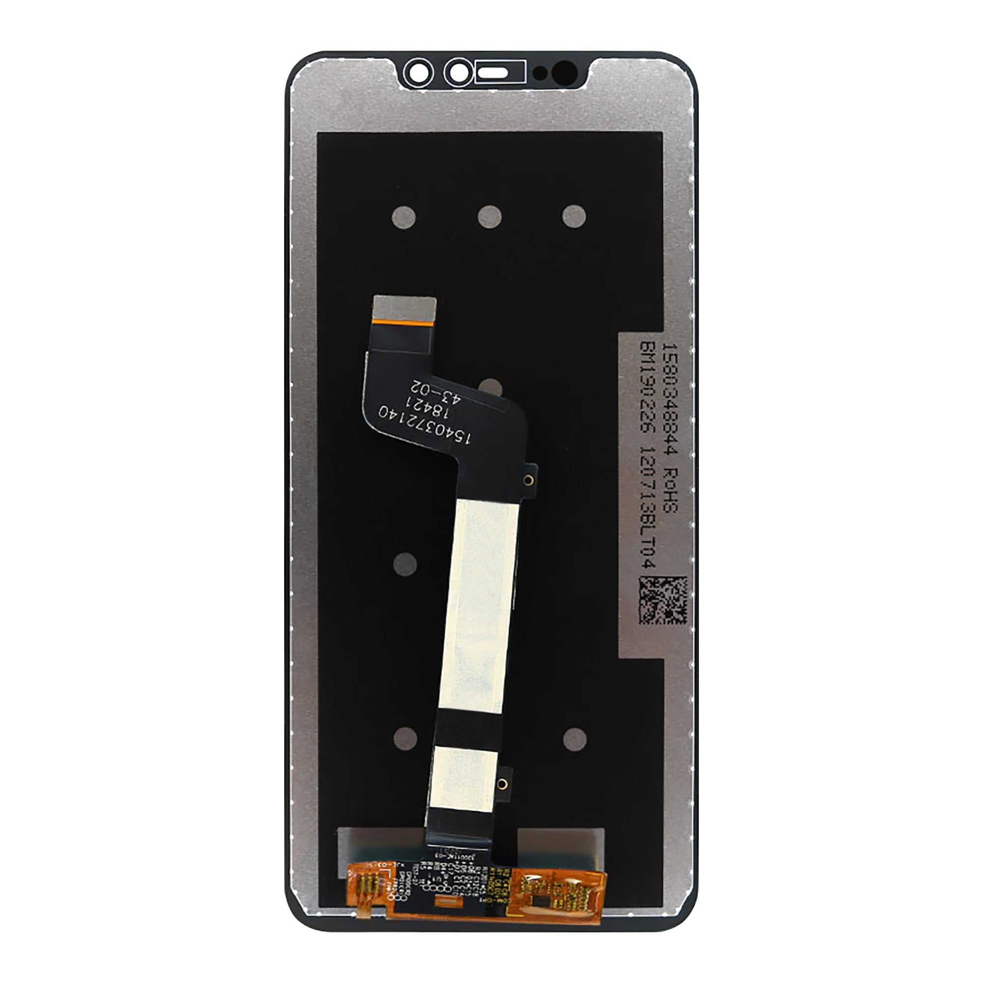 Xiaomi Redmi Note 6 Pro scherm en Digitizer zonder frame zwart OEM
