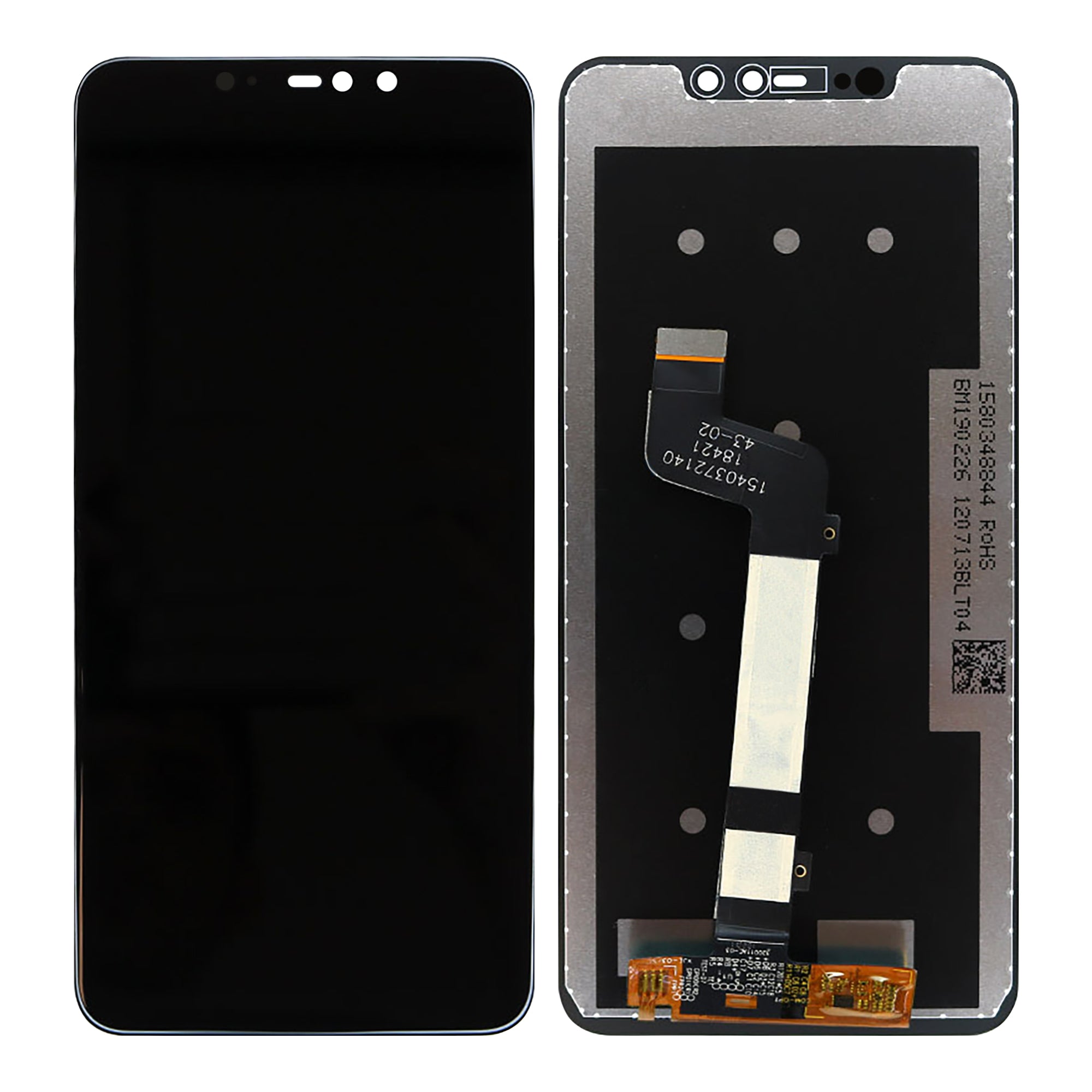 Xiaomi Redmi Note 6 Pro scherm en Digitizer zonder frame zwart OEM