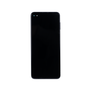 Motorola Moto G 5G Plus-scherm en digitizer met frame Surfing Blue OEM
