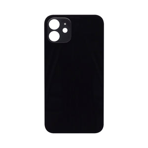 For Apple 12 achterglas, vergroot cameraframe zwart compatibel